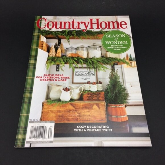3 Country Christmas 2023 Magazines Home Farmhouse Special Editions Cottagecore - Picture 11 of 16